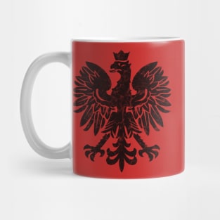 Polish Flag Eagle Black Mug